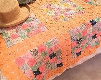 Yo yo / Popcorn quilt