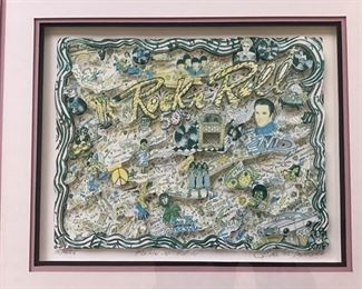 Charles Fazzino “Rockin -n- Rollin”