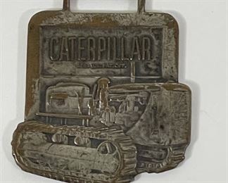 CATERPILLAR TRACK TRACTOR METAL ADVERTISING FOB