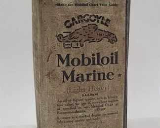 RARE MOBILOIL MARINE GARGOYLE 1 GALLON CAN