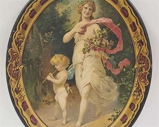 NOUVEAU ADVERTISING TRAY JOSEPH MASUR ST. LOUIS