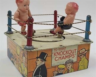 RARE MARX TO-NIGHT KNOCKOUT CHAMPS WIND-UP RING