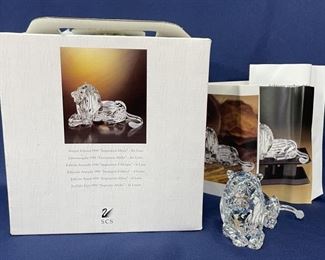 1995 SWAROVSKI CRYSTAL ANNUAL EDITION "THE LION"