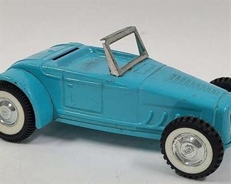 VINTAGE NYLINT PRESSED STEEL BLUE FORD ROADSTER