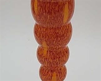 12" TONY CRAY ART GLASS VASE