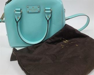 KATE SPADE TIFFANY BLUE SPEEDY HANDBAG