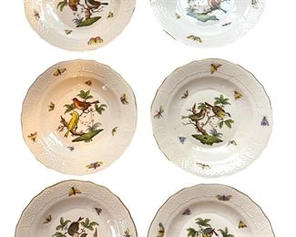 Herend Rothchild Soup Bowls