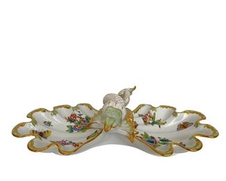 Herend Queen Victoria Double Shell Serving Dish