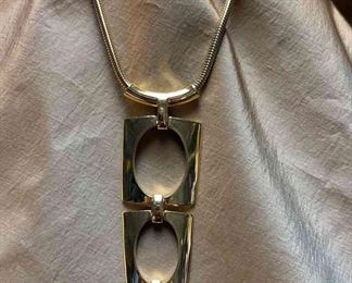 Crown Trifari Abstract Necklace