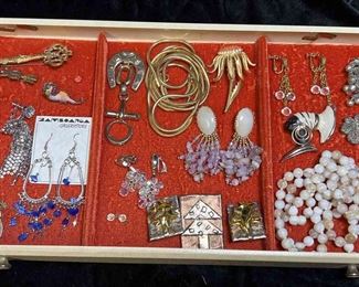 A mixed group of costume pieces