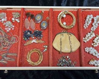 Earring, Brooch Necklace Mystery Lot
