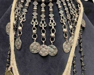 Glass Metal Bead Strands Bib Style Necklaces