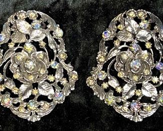 Large Vintage Shoe Clips Marked ISNR