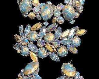 Regency Brooch, Bracelet Earring Set