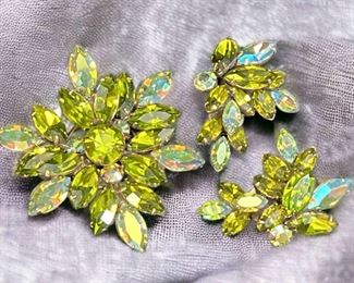 Regency Brooch Clip Earrings