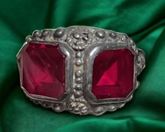 Sterling Ruby Ring