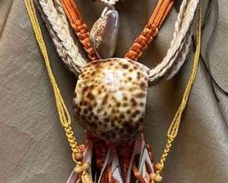 Tiger Cowrie Shell Necklace Other Shell Necklaces