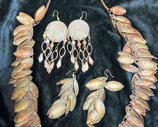 Unique Metal Bead Necklace