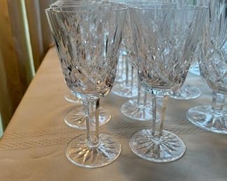 	#28	Waterford crystal set of 12 wine glasses	 SOLD				