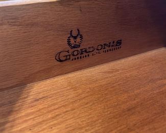 	#36	Gordon's Johnson City side table 27x22	 $40.00