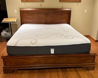 	#46	Kincaid king bedframe and mattress set	 $200.00 				