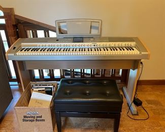 	#61	Yamaha electric piano with stool DGX505	 $150.00 				