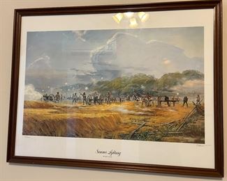 	#65	Summer Lightening framed art by Dale Gallon	 $75.00 				