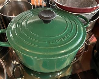 	#56	Le Creuset Dutch oven 5.5 quarts	 $125.00 				