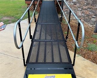 *	#135	Amramp metal wheelchair ramp. Approximately 26' length. Over $8,000 new. Less than 6 months old. You remove and load. 	 $3000				