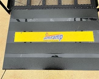 *	#135	Amramp metal wheelchair ramp. Approximately 26' length. Over $8,000 new. Less than 6 months old. You remove and load. 	 $3000				