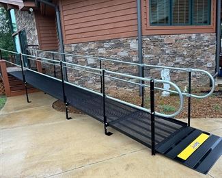 *	#135	Amramp metal wheelchair ramp. Approximately 26' length. Over $8,000 new. Less than 6 months old. You remove and load. 	 $3000				