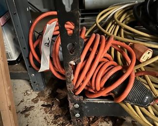 	#97	Metal shelves 5'x6.5'x24"D  "as is" 	 $75.00 				