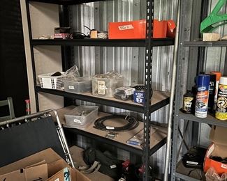 	#98	Metal shelves 4'x6'x18"D	 $40.00 				