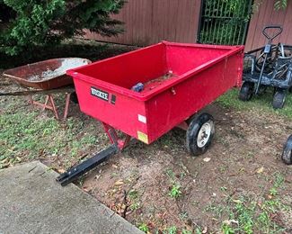 	#109	Husky pull benind red trailer 	 $75.00 				