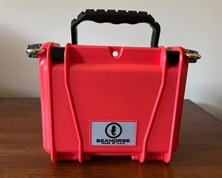 	#134	Seahorse heavy duty travel pistol case with locks and key	 $50.00 				