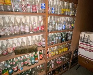 THOUSANDS of bottles (only a few pictured here)