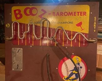 Vintage Booze Barometer game