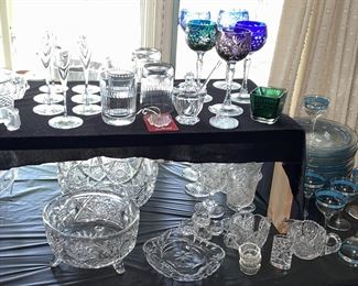 Cut Glass, Bohemian, Baccarat