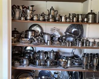 Pewter Pewter Pewter - so many pieces