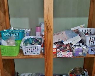 Lots of art supplies
