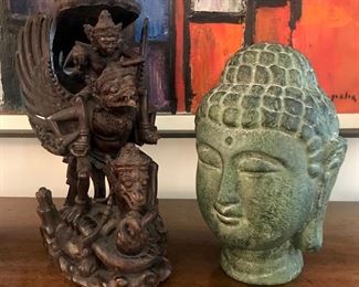 Indonesian rosewood sculpture