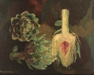 Rosenstone
Artichoke
oil on canvas
1964
