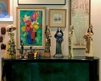 Post Modern credenza
Fine Art
Mexican ceramic figures