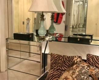 Ello
mirrored nightstand (1 of 2) & platform bed with storage