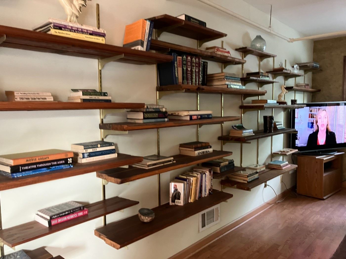 MCM Shelving unit come with extra wood shelves RARE FIND Shelf