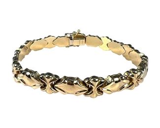 14kt Yellow Gold Link Bracelet