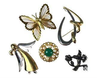 Fashion Brooch Lot