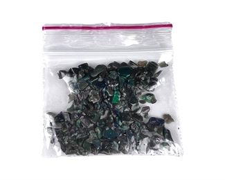 Loose black Ethiopian Opal Chips