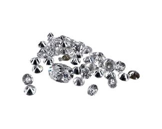 Loose Cubic Zirconia Gemstones
