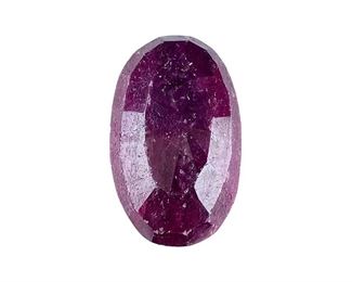 Loose Opaque Ruby Gemstone